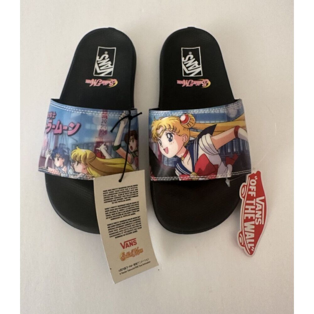 NEW Vans Pretty Guardian Sailor Moon La Costa‎ Slide Sandal Women's Size 5 Shoes